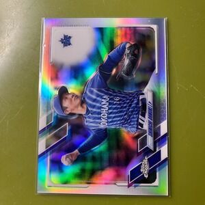 2021 Topps Chrome NPB Baseball Shinichi Ohnuki Refractor #51